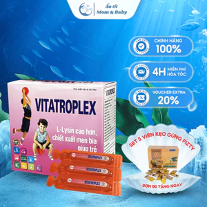 Siro Vitatroplex Hỗ Trợ Bổ Sung L-Lysin Các Vitamin Khoáng Chất Hỗ Trợ Kích Thích Ăn Ngon - 20 ống