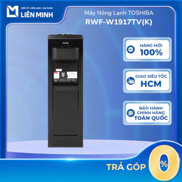 Cây Nước Nóng Lạnh Toshiba RWF-W1917TV(K) - 3 vòi 3 chế độ nước Nóng-lạnh-nguội [Giao Toàn Quốc]