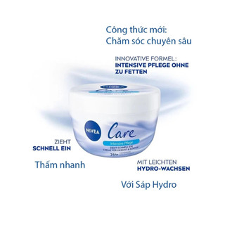 Kem Dưỡng Ẩm Da Nivea Care Cấp Ẩm, Dưỡng Da Phục Hồi Giúp Mềm Mịn, Chống Nẻ Da Khô