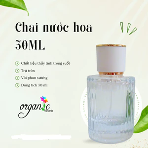 CHAI NƯỚC HOA 30ML (TRỤ TRÒN CÓ SỌC)