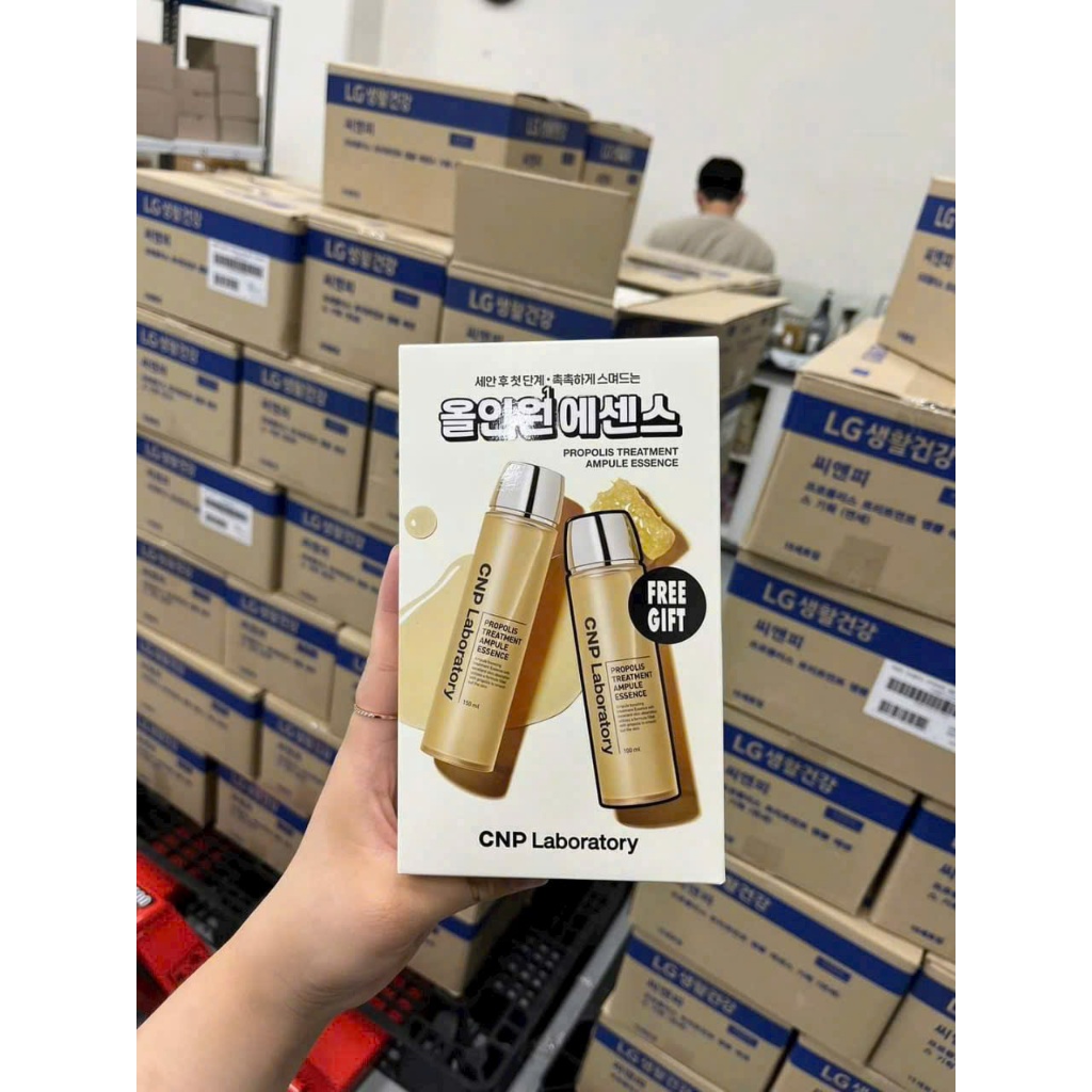 [Set 150ML+ 100ML] Nước Thần Keo Ong CNP Cấp Ẩm Chống Lão Hóa, Toner CNP Laboratory