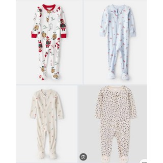 (Hàng mới về-Nhiều mẫu) Bộ bodysuit liền bàn cho bé chất cotton mềm mịn, thoáng khí, giữ ấm tốt hàng xuất dư hãng CAT