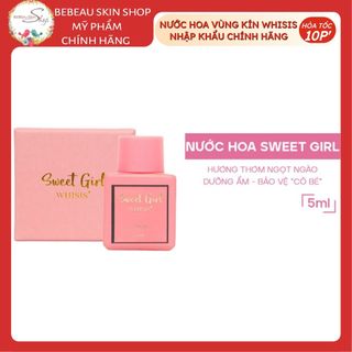 Nước hoa vùng kín Whisis Sweet Girl Inner 5ml ngọt ngào tinh tế lưu hương lâu dài 48h - Bebeau