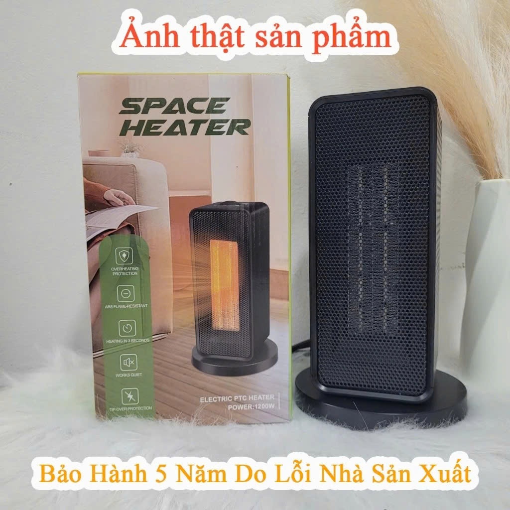 Quạt Sưởi Gốm Phòng Tắm Cho Bé 6 Chế Độ, Máy Sưởi Ấm Mini Tiết Kiệm Điện Xoay Đảo Chiều Không Khô Da