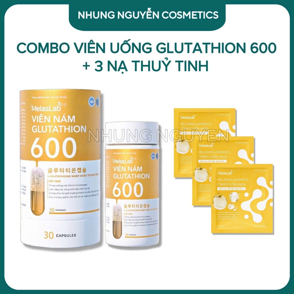 Bn Gold Cao Cp) Vin Ung Glutathion 600 H Tr Sng p Da Ci Thin Ni  Tit - Hp 30 Vin | Shopee Vit Nam