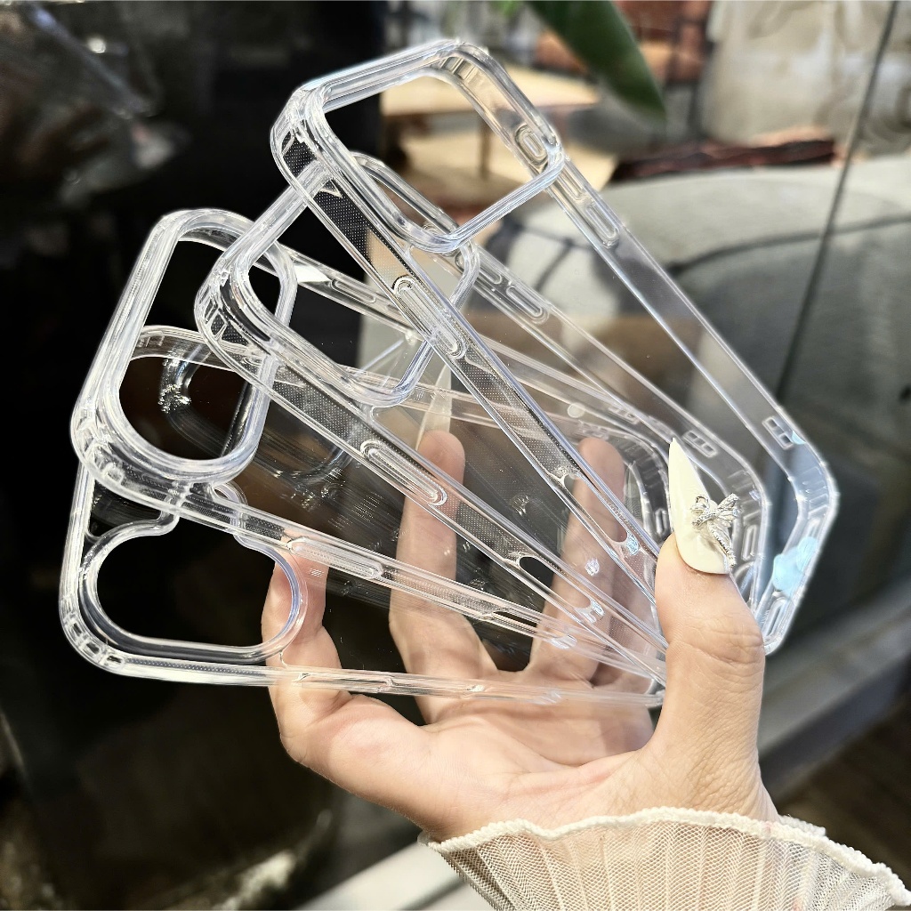 Ốp Lưng iPhone TPU Trong Suốt Siêu Mỏng, Chống Sốc, Giữ Nguyên Màu Máy| Nắng Case