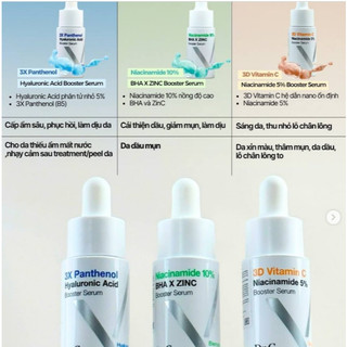 Serum DR.G 3D Vitamin C Niacinamide 5%/ 8X Retinol Pink Peptide/ 3X Panthenol Hyaluronic Acid 7ml