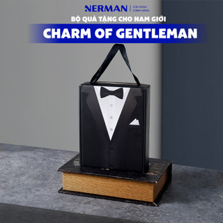 Bộ quà tặng cho nam Charm Of Gentleman - Sữa tắm gội 3in1 350ml & DDVS nam 100ml & Xịt khử mùi