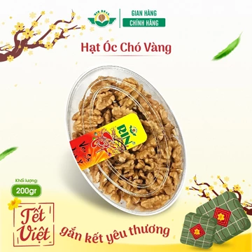 Hạt Óc Chó Đỏ - Óc Chó Vàng - Hộp quà biếu tết/ lễ - thực phẩm nhà Rin Real