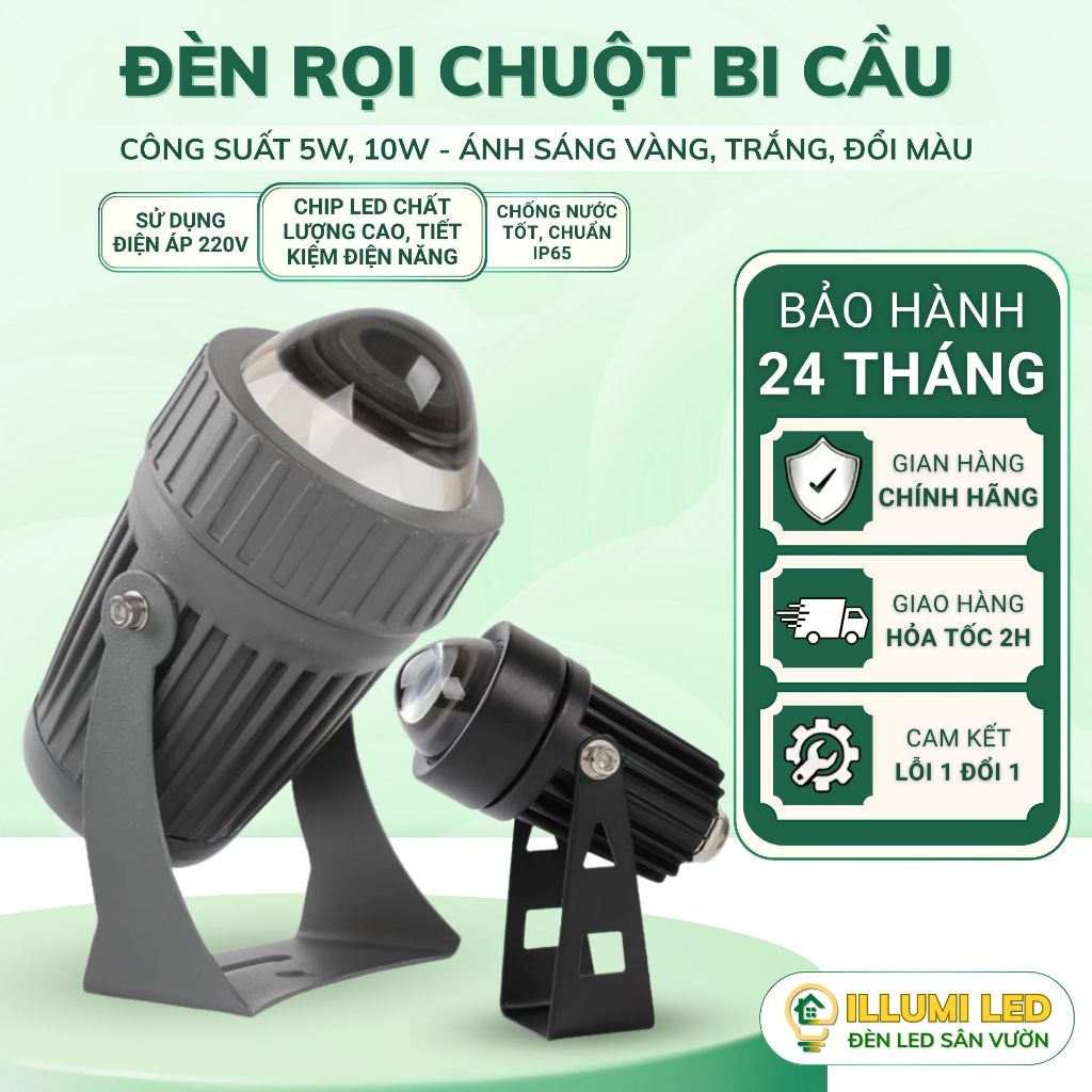 Đèn Rọi Cột, Đèn Bi Cầu Rọi Chuột Rọi Tường, Trụ Cổng Chống Nước Trang ...