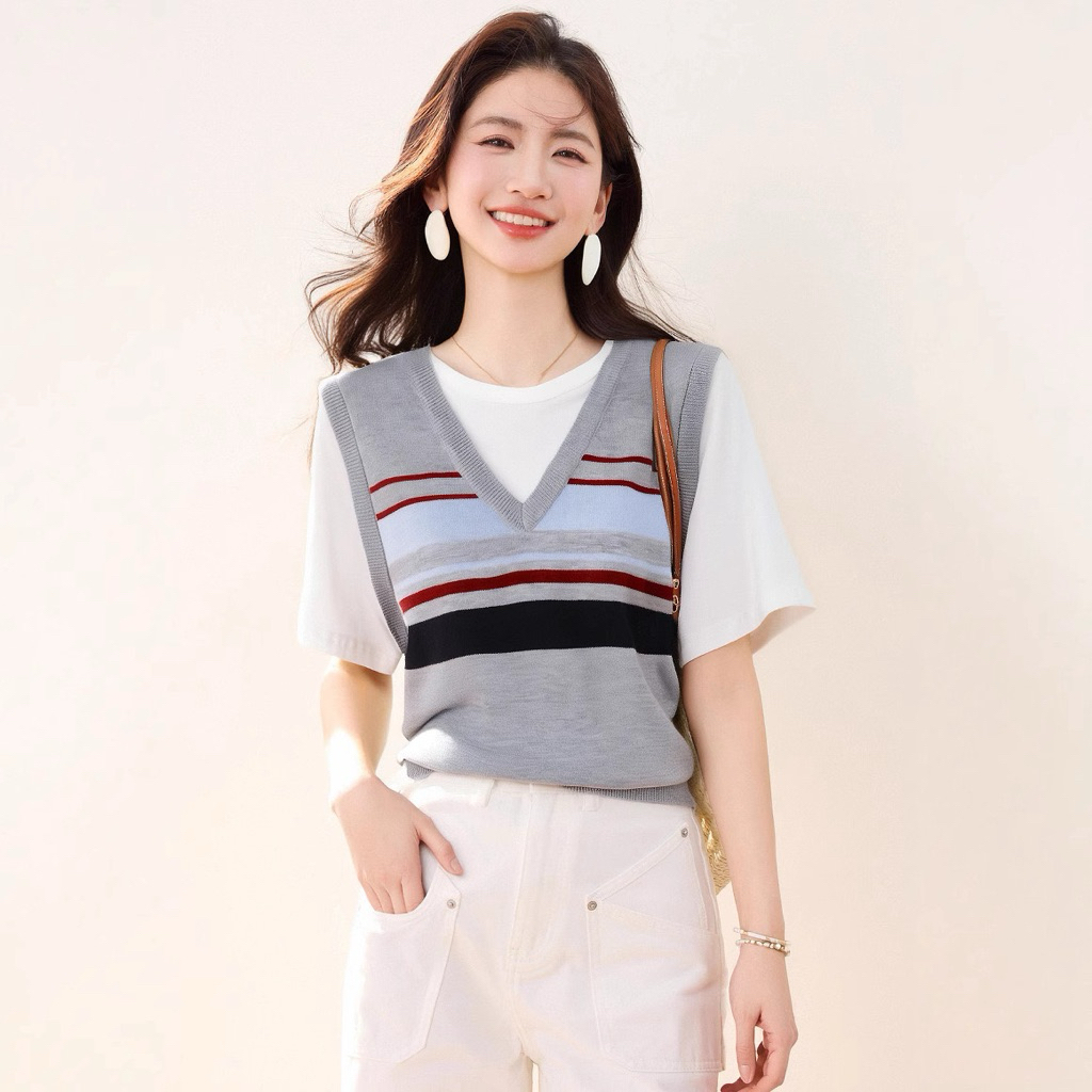 Áo len mongtogi QC,áo len dệt kim nữ hàng thanh lý hoạ tiết dễ thương size 45-57kg.