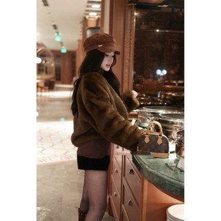 •𝙆𝙞𝙣𝙜𝙨𝙝𝙤𝙥𝙗𝙚𝙖𝙪𝙩𝙮•Áo Khoác Lông Cổ V Mịn Cao Cấp QC [M58]
