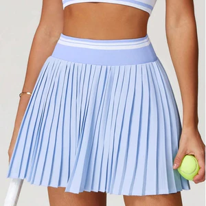 Chân Váy Pickleball Nữ UYNSPORTY Cao Cấp Thời Trang Dáng Ngắn Màu Xanh Xếp Ly Cạp Chun Co Giãn