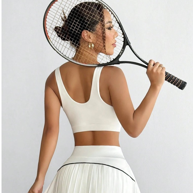 Chân Váy Pickleball Nữ UYNSPORTY Xếp Ly – Dáng Casual, Năng Động, Co Giãn Cao, Eo Chun, Ôm Dáng