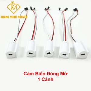 Cảm biến 1 cánh tủ - Bộ công tắc cảm biến đèn led 12V đóng mở tủ quần áo 1 cánh