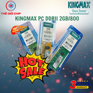 RAM PC 2GB desktop KINGMAX (1x2GB) DDRII 800MHz I Bảo hành 36 tháng bởi nhà cung cấp