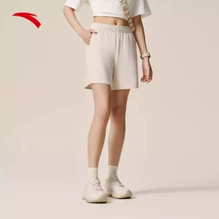 ANTA Nữ Quần Short thể thao Dệt Kim Chống Ẩm Nhanh Khô Thoáng Khí Hợp Thời Trang Thể Dục 1625C7317