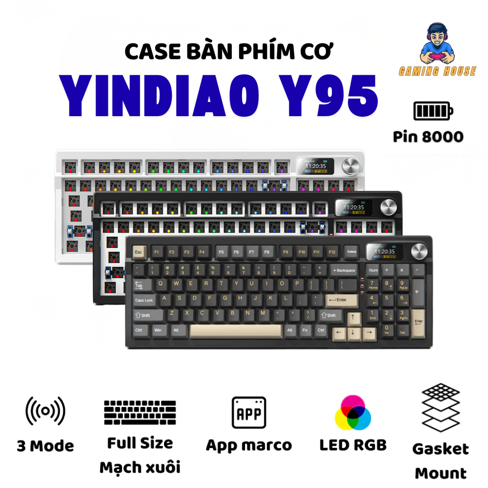 Case bàn phím Yindiao Y95