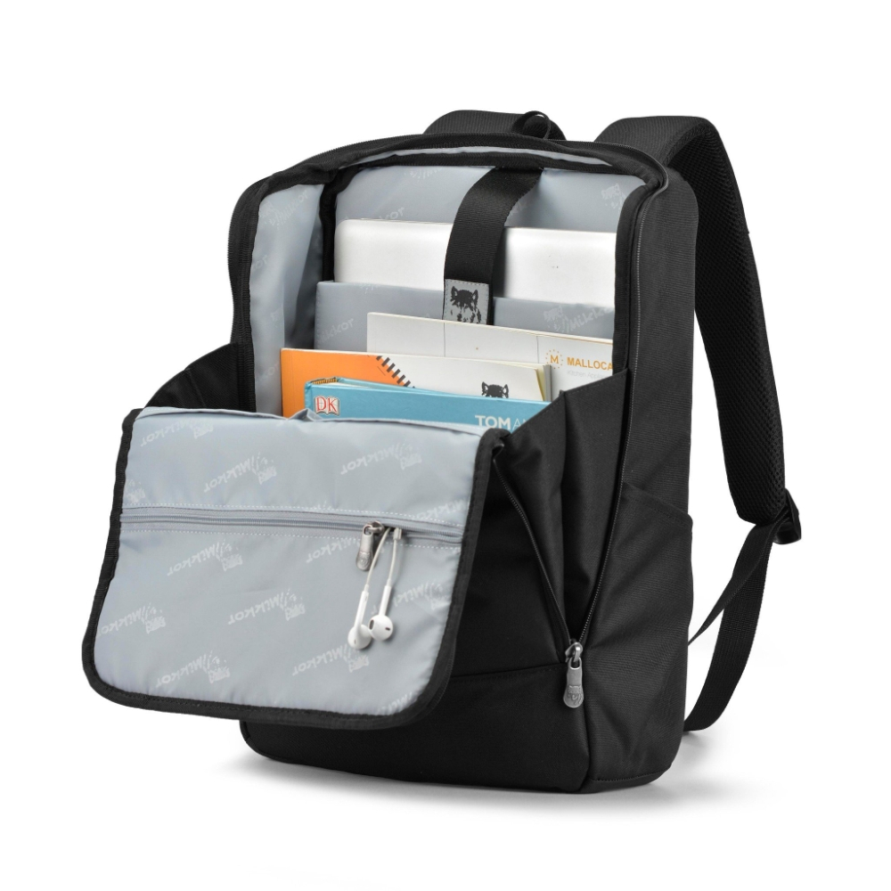 [BH 5 NĂM] Balo Mikkor The Lewie, Siêu Nhẹ 650g, Chống Thấm, Thiết Kế Miệng Mở Rộng, Vừa Laptop 15.6 inch, Đa Ngăn | BigBuy360 - bigbuy360.vn