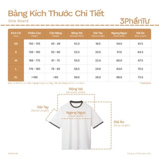 3PhầnTư - Áo Thun Dáng Relax Vải Sorona Phối Bo - TTSM25015