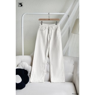 Quần Jeans Nữ Dáng Suông Cạp Cao Có Túi Twentyfive Fashion - 5776