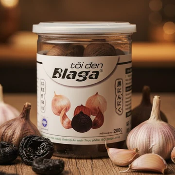 (sản phẩm Ocop 200g) Tỏi đen cô đơn củ to lên men tự nhiên hộp 200gr| tỏi đen cô đơn củ to loại 1 tốt cho sức khỏe