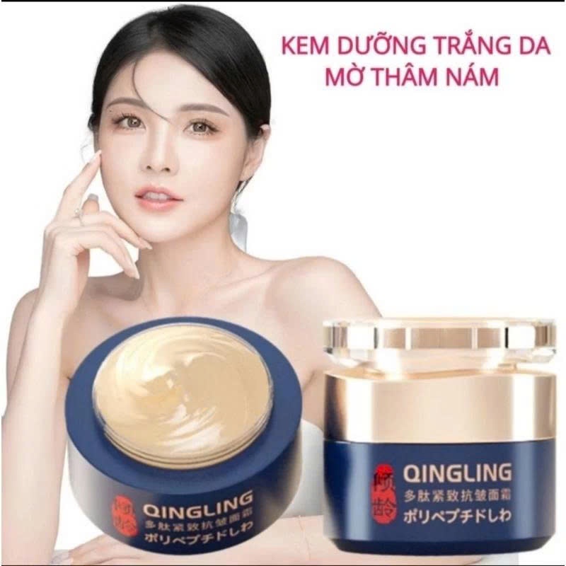 Kem Xoá Nếp Nhăn, Chống Chảy Xệ Qinglin Làm Mờ Nếp Nhăn, Trẻ Hoá Da, Se Khít Lỗ Chân Lông, Xóa Nám Tàn Nhang 50gr