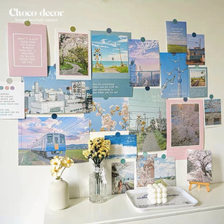 Set 20 Poster Tranh Dán Tường Trang Trí Bàn Học Phòng Ngủ, Tranh TreoTường Phong Cách Nghệ Thuật Aesthetic Memory Prints