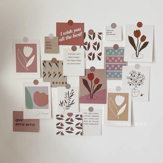 Set 20 Poster Tranh Dán Tường Trang Trí Bàn Học Phòng Ngủ, Tranh TreoTường Phong Cách Nghệ Thuật Aesthetic Memory Prints