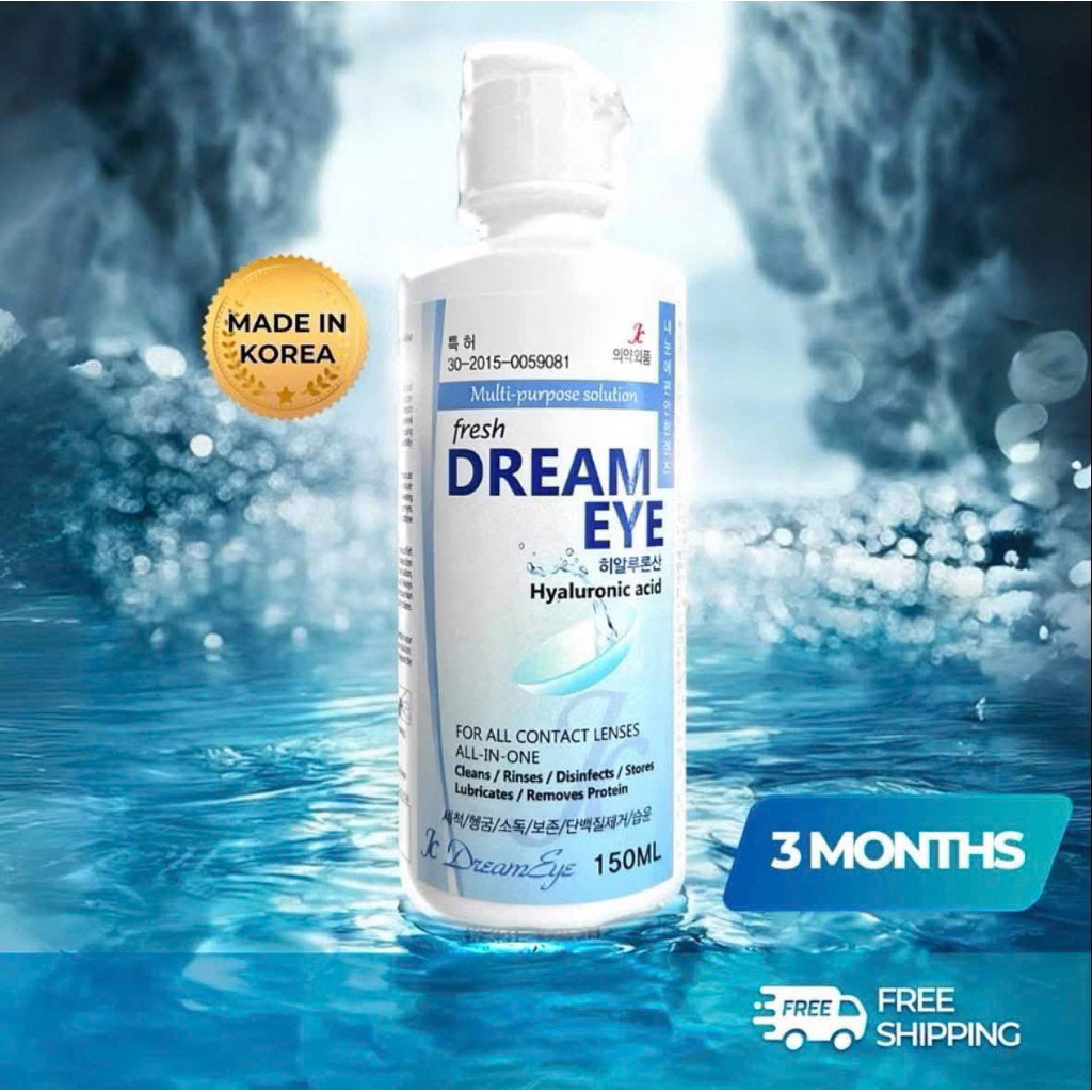 Nước ngâm lens - dung dịch bảo quản kính áp tròng Dream eye Drop 150ml xuất xứ Hàn Quốc