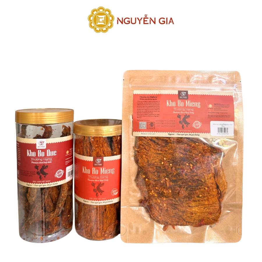 Khô Bò Miếng Bigfarm (Mua 20 Tặng 1) 150g / 400g NGDAV009