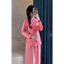 Bộ Bà Ba Gấm Lụa Đính Nút Ngọc - Set Bà Ba Đơn Giản | Đồ Lam An Nhiên