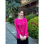 Bộ Bà Ba Gấm Lụa Đính Nút Ngọc - Set Bà Ba Đơn Giản | Đồ Lam An Nhiên