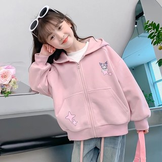ÁO KhoáC HồNg Có Mũ Cho Bé GáI, HọA TiếT HoạT HìNh ThờI Trang, Phù HợP áO KhoáC Bé Trai