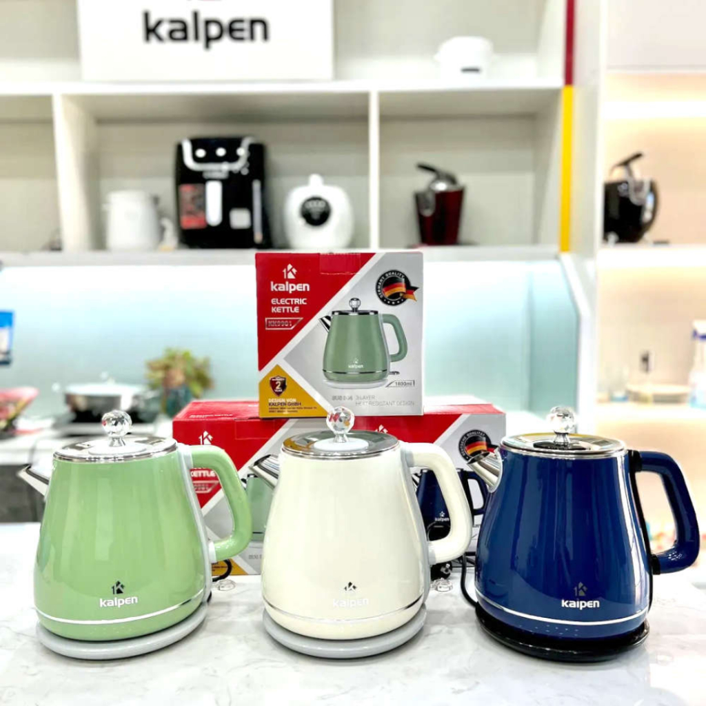 Ấm đun nước siêu tốc Kalpen sắc màu KK9901- 3 màu
