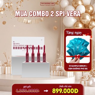 Combo 2 Tinh Chất Ampoule KI SPI-VERA – Dưỡng Ẩm, Phục Hồi Da, Căng Bóng Mịn Màng - CB0217