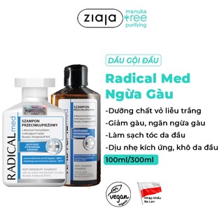 Dầu Gội Ngừa Gầu - Radical Med Anti-dandruff Shampoo 100ml - Farmona