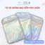 Túi Zip Hologram Bạc 7 Màu – Đựng Trang Sức, Phụ Kiện Nhỏ, Bảo Quản Đồ Cá Nhân