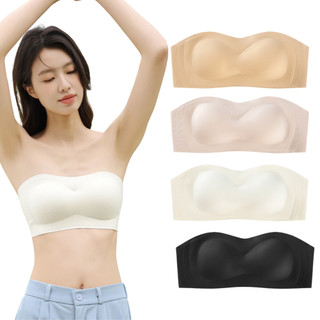 Combo 2 Áo Ngực Su Nữ Quây Ngang Viền Silicon Chống Tuột, Áo Lót Không Gọng Thoáng King Shop A-G86