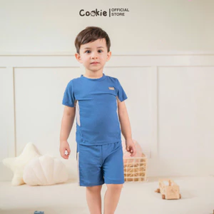Bộ Cộc Cho Bé COOKIE , Bộ Cộc Phối Sườn Chất Tăm Lạnh Từ 6 Tháng  Đến 5 Tuổi 2026