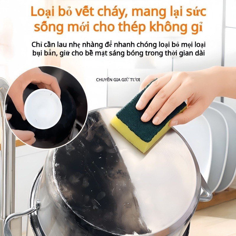 Dầu Dừa Tẩy Dầu Mỡ Vết Bẩn Trên Xoong Nồi, Gạch Men, Khử Nhiễm và Làm Sạch Nhanh Chóng