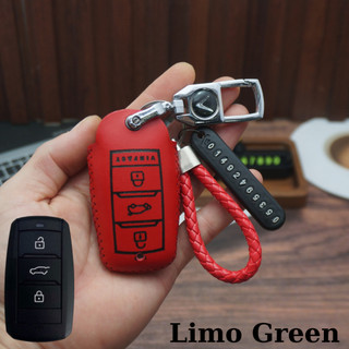 Bao da chìa khóa VinFast Limo Green da bò cao cấp, logo VinFast sang trọng, nhiều màu thời thượng, bền đẹp và tinh tế