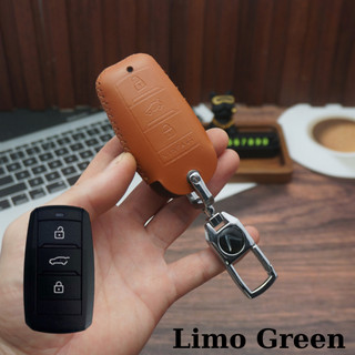 Bao da chìa khóa VinFast Limo Green da bò cao cấp, logo VinFast sang trọng, nhiều màu thời thượng, bền đẹp và tinh tế