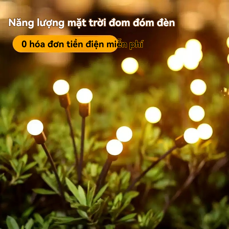 Đèn đom đóm năng lượng mặt trời Đèn sân ngoài trời Trang chủ Không thấm nước Sân vườn Sân vườn Cảnh quan Sân cỏ Đèn chiế