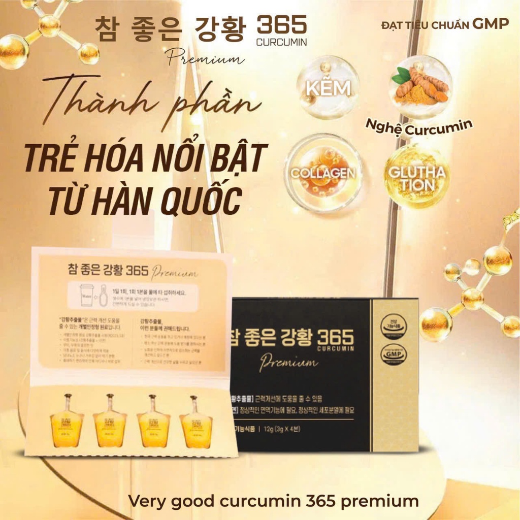 [ĐẠI LÝ CHÍNH HÃNG] Tinh chất Nghệ Nano 365 Hàn Quốc premium