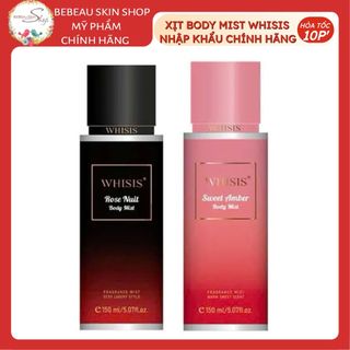 Xịt Thơm Body Mist Whisis 150ml Hương Thơm Quyến Rũ, Sang Trọng Nhập Khẩu Chính Hãng - Bebeau