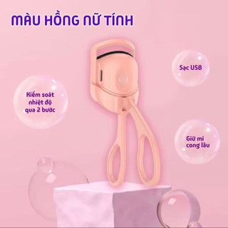 Kẹp máy bấm uốn mi điện thông minh sạc USB nhỏ gọn đa năng làm cong nhanh chóng