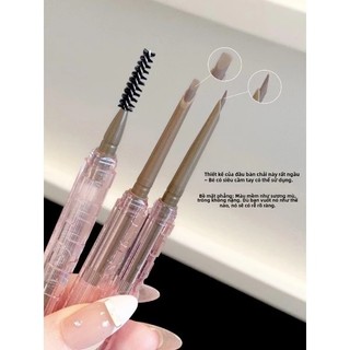 (HÀNG MỚI VỀ) Chì kẻ lông mày Flortte (M) thiết kế hai đầu siêu mảnh chống thấm nước phiên bản mới - HOẢ TỐC