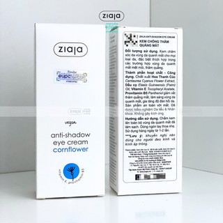 Kem Giảm Thâm Quầng Mắt Ziaja Anti-Shadow Eye Cream 15ml
