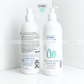 Gel Tắm Gội 2in1 Ziaja Cho Trẻ Từ 6 Tháng Tuổi Ziaja Baby Giúp Làm Sạch Nhẹ Nhàng Và Cấp Ẩm Cho Da Bé 400ml